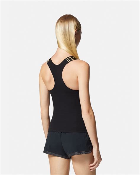 Greca Gym Top Black .